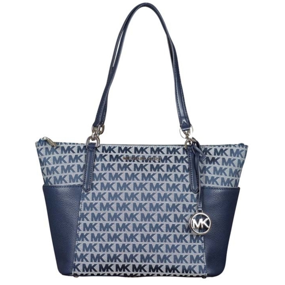 Michael Kors Handbags - Michael Kors Bedford LG EW TZ Tote Blue